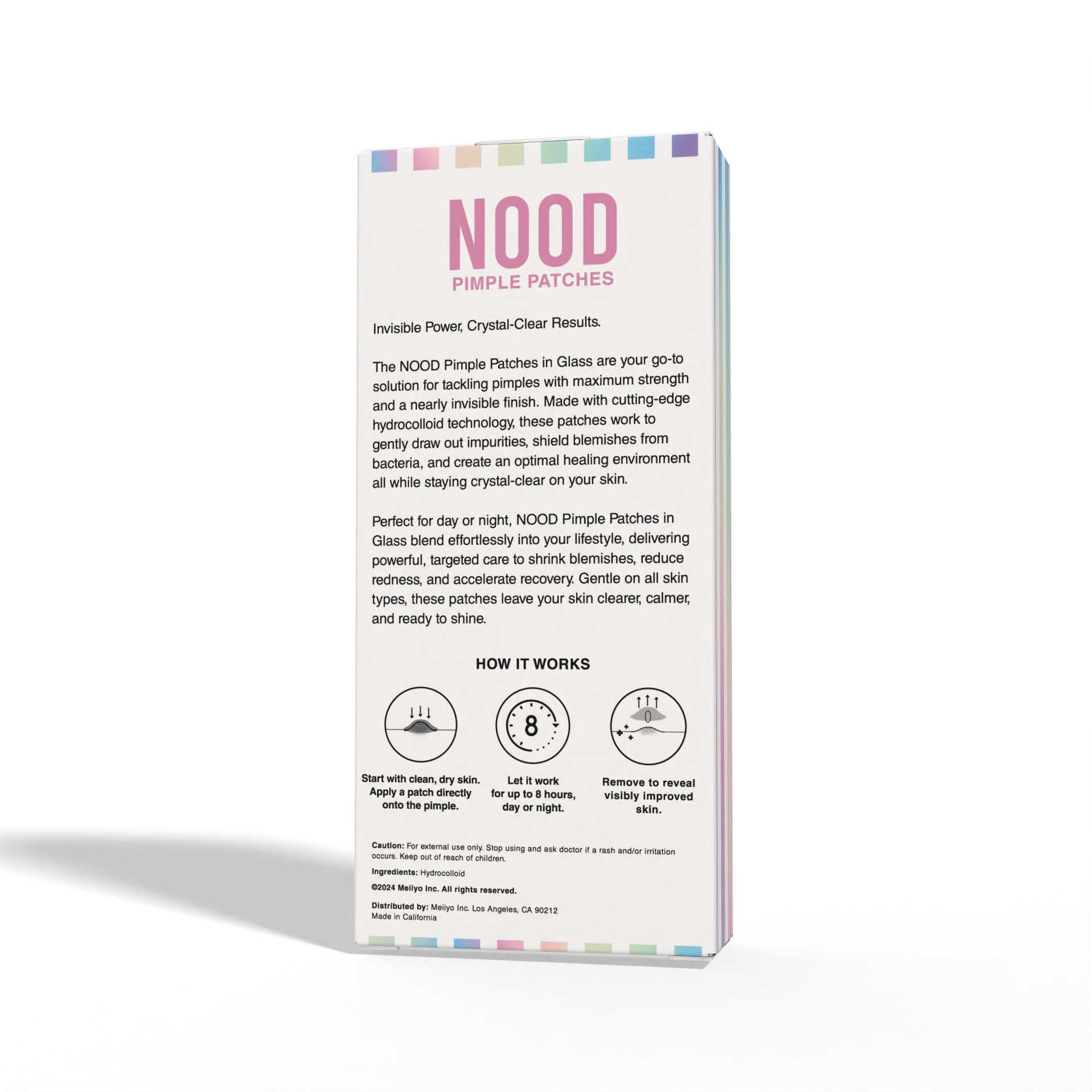 Meiiyo NOOD Pimple Patch - Glass (Back)